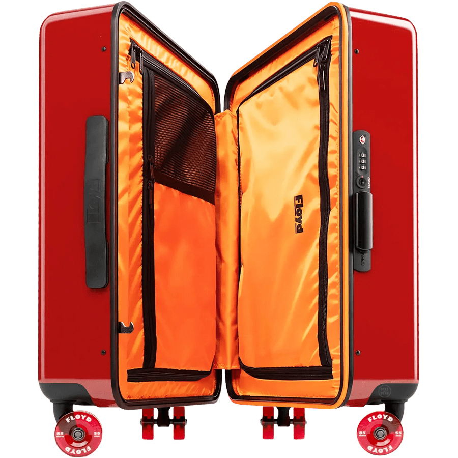 FLOYD CABIN TRAVEL CASE RED - DYKE & DEAN