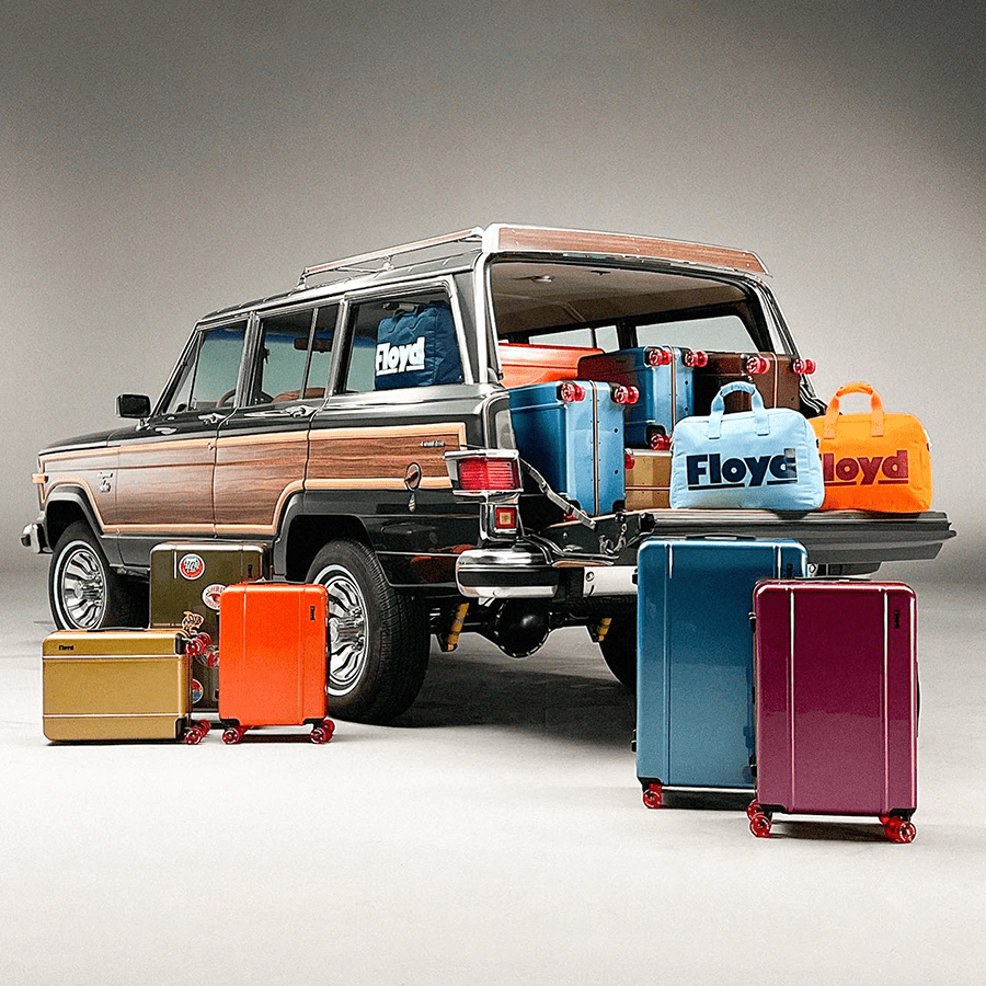 FLOYD WEEKENDER BAG HOT ORANGE - DYKE & DEAN