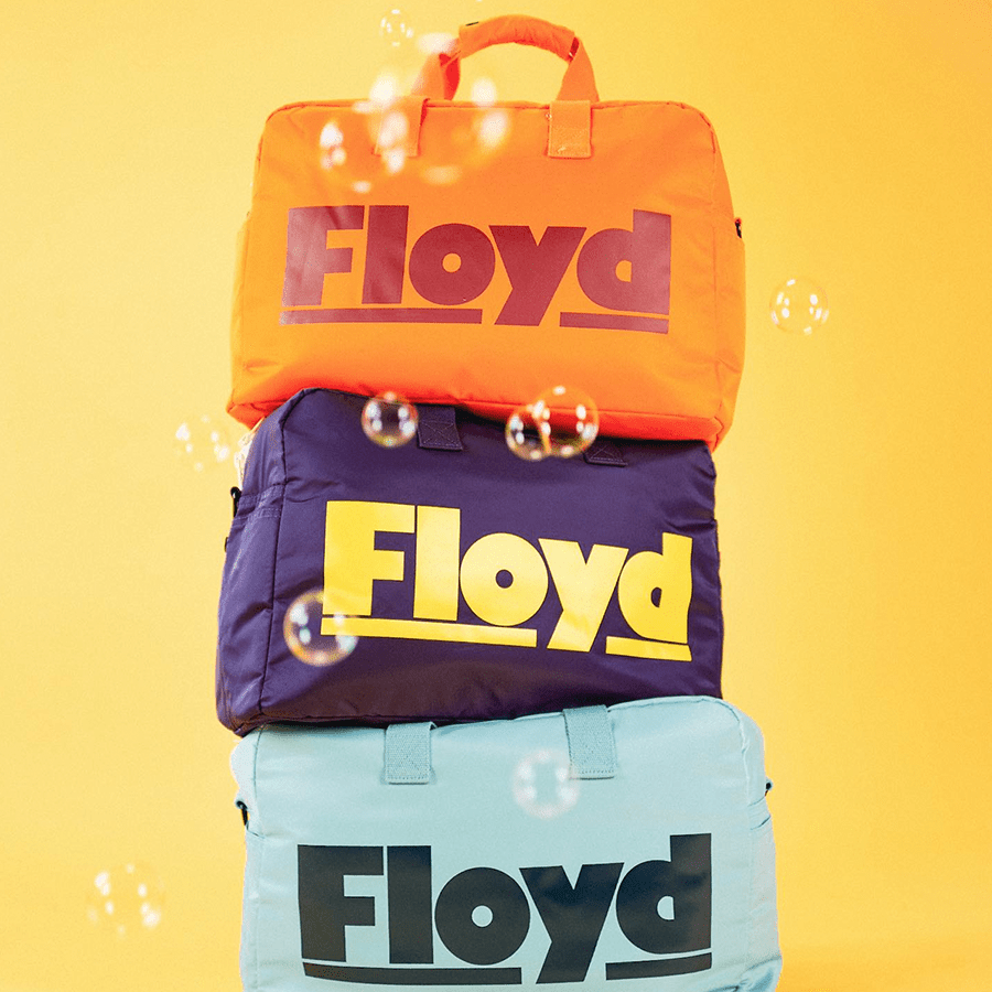 FLOYD WEEKENDER BAG HOT ORANGE - DYKE & DEAN