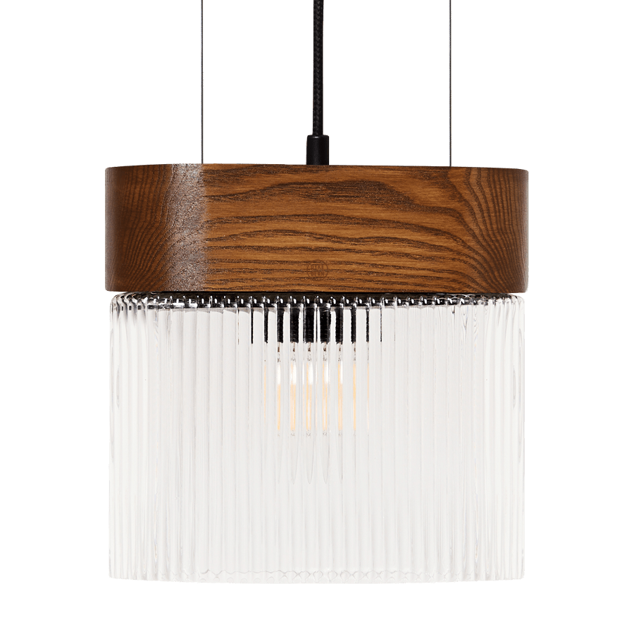 FLUMINA PENDANT LIGHT WOOD - DYKE & DEAN