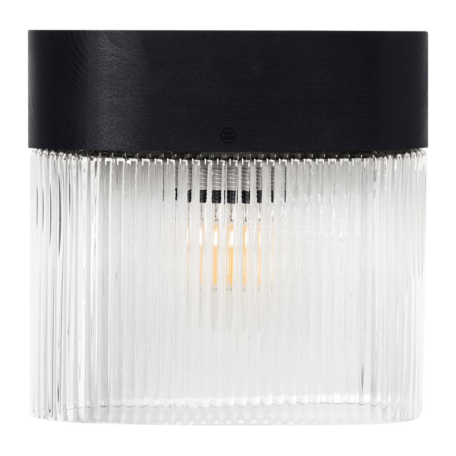 FLUMINA WALL LIGHT BLACK WOOD - DYKE & DEAN