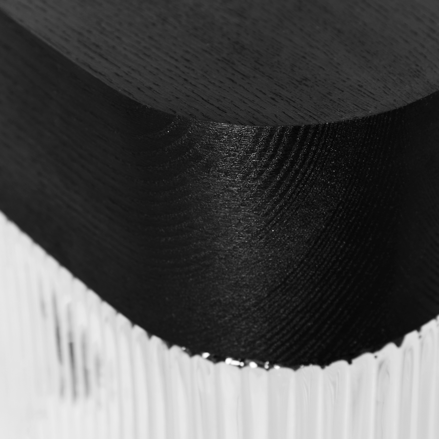 FLUMINA WALL LIGHT BLACK WOOD - DYKE & DEAN