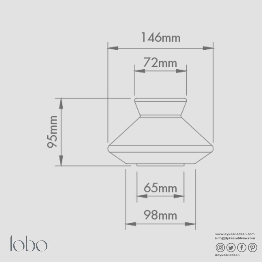 FOGGY CERAMIC WALL LIGHT SALMON PINK OUTLET - DYKE & DEAN