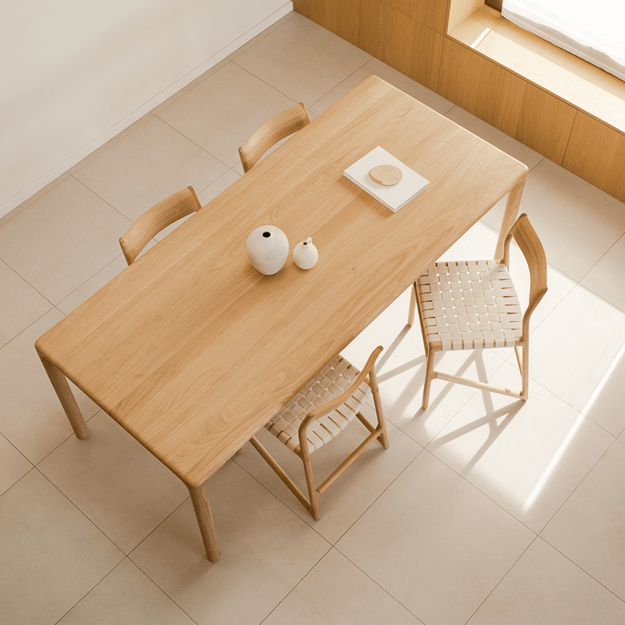GAZZDA DERVEN TABLE OAK 200X90 - DYKE & DEAN