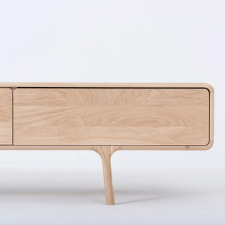 GAZZDA FAWN LOW SIDE BOARD OAK - DYKE & DEAN