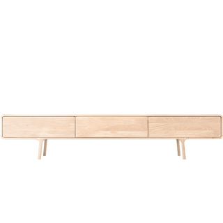 GAZZDA FAWN LOW SIDE BOARD OAK - DYKE & DEAN