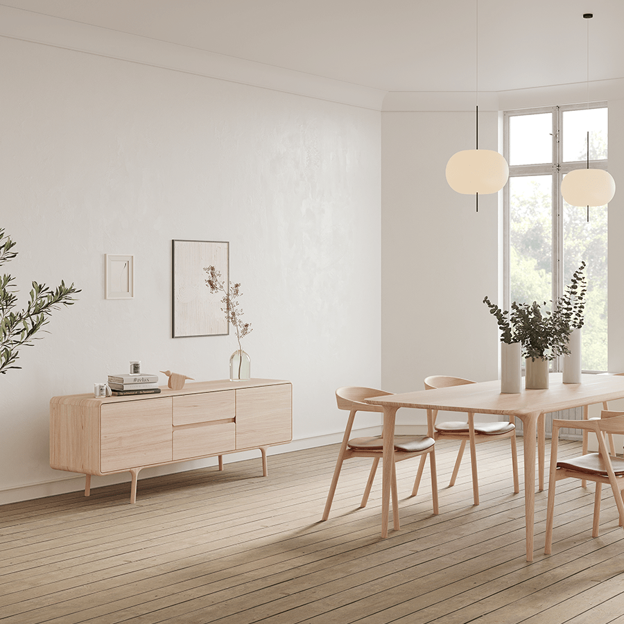 GAZZDA FAWN SIDEBOARD OAK 150 - DYKE & DEAN