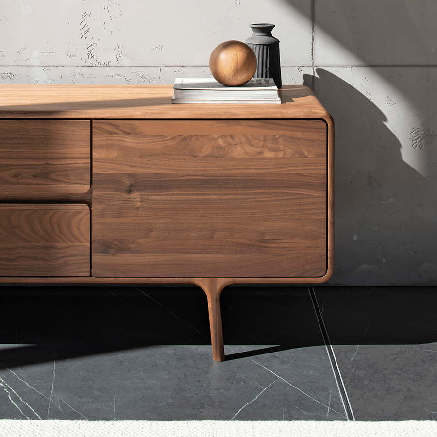 GAZZDA FAWN SIDEBOARD WALNUT 180 - DYKE & DEAN