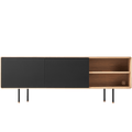 GAZZDA FINA SIDE BOARD BLACK OAK 180 - DYKE & DEAN