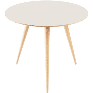 GAZZDA ROUND ARP TABLE NATURAL OAK 55CM - DYKE & DEAN