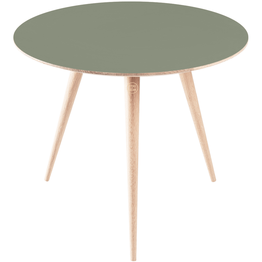 GAZZDA ROUND ARP TABLE WHITE OAK 55CM - DYKE & DEAN