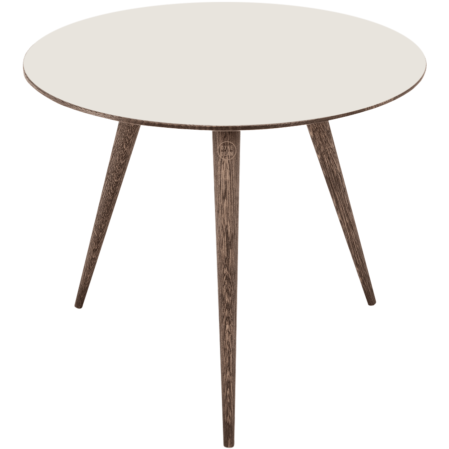 GAZZDA ROUND STAFA TABLE SMOKED OAK 90CM - DYKE & DEAN