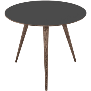 GAZZDA ROUND STAFA TABLE SMOKED OAK 90CM - DYKE & DEAN