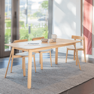 GAZZDA TESKA OAK DINING TABLE 140 X 90 - DYKE & DEAN