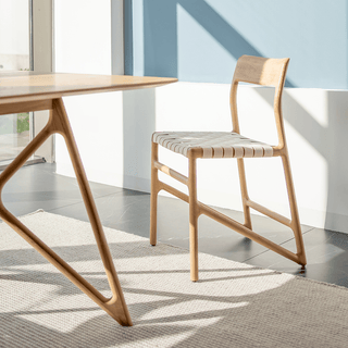 GAZZDA TINK DINING TABLE NATURAL OAK 180 x 90 - DYKE & DEAN