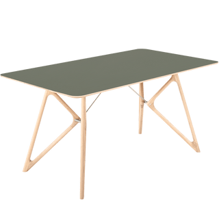 GAZZDA TINK DINING TABLE WHITE OAK 160 x 90 - DYKE & DEAN