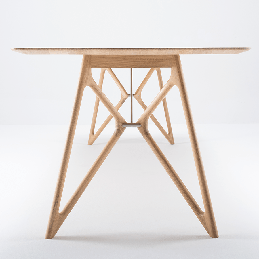 GAZZDA TINK DINING TABLE WHITE OAK 160 x 90 - DYKE & DEAN