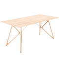 GAZZDA TINK DINING TABLE WHITE OAK 180 x 90 - DYKE & DEAN