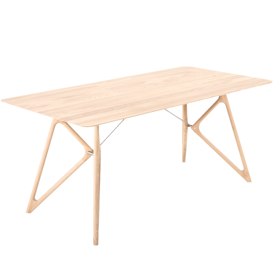 GAZZDA TINK DINING TABLE WHITE OAK 180 x 90 - DYKE & DEAN