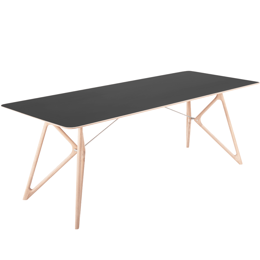 GAZZDA TINK DINING TABLE WHITE OAK 220 x 90 - DYKE & DEAN