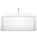 GINGER ENAMEL CAST IRON BATHTUB WHITE - DYKE & DEAN