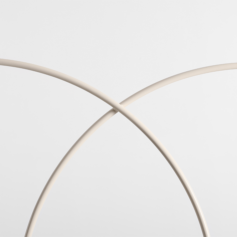 GLOBE HANGING CEILING LIGHT 4 CREAM SMALL - DYKE & DEAN