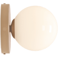 GLOBE OPAL WALL CEILING LIGHT BEIGE - DYKE & DEAN