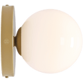 GLOBE OPAL WALL CEILING LIGHT KHAKI - DYKE & DEAN