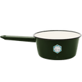 GREEN ENAMEL SAUCE POT - DYKE & DEAN