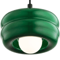 GREEN ORBIT GLASS GLOBE PENDANT LIGHT - DYKE & DEAN