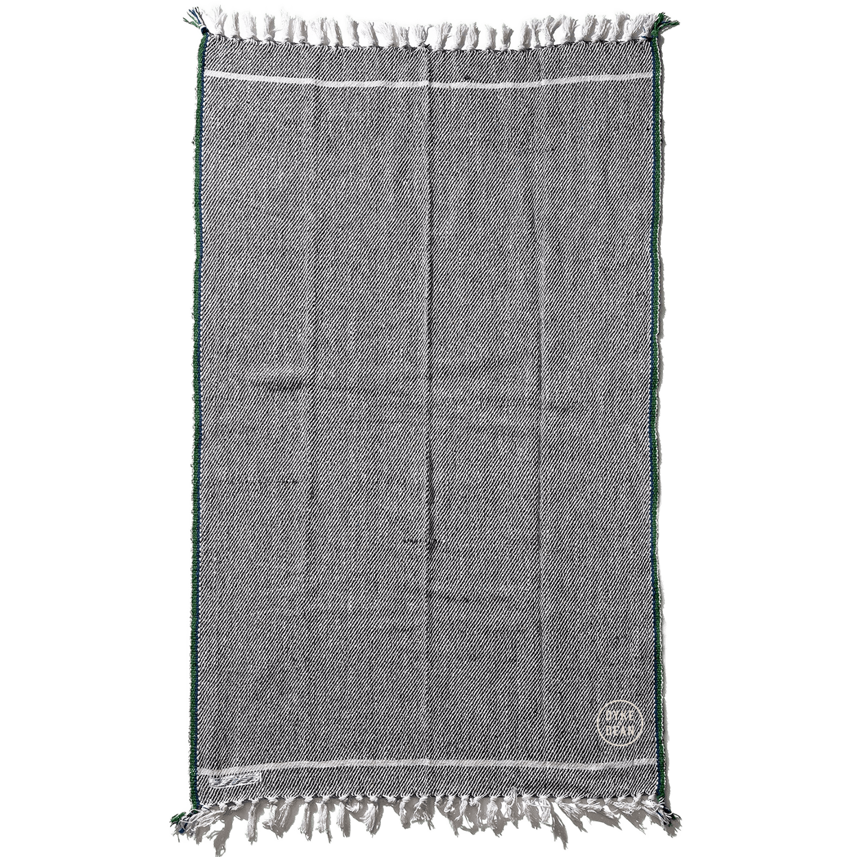 GREY COTTON CLUBHOUSE BLANKET - DYKE & DEAN