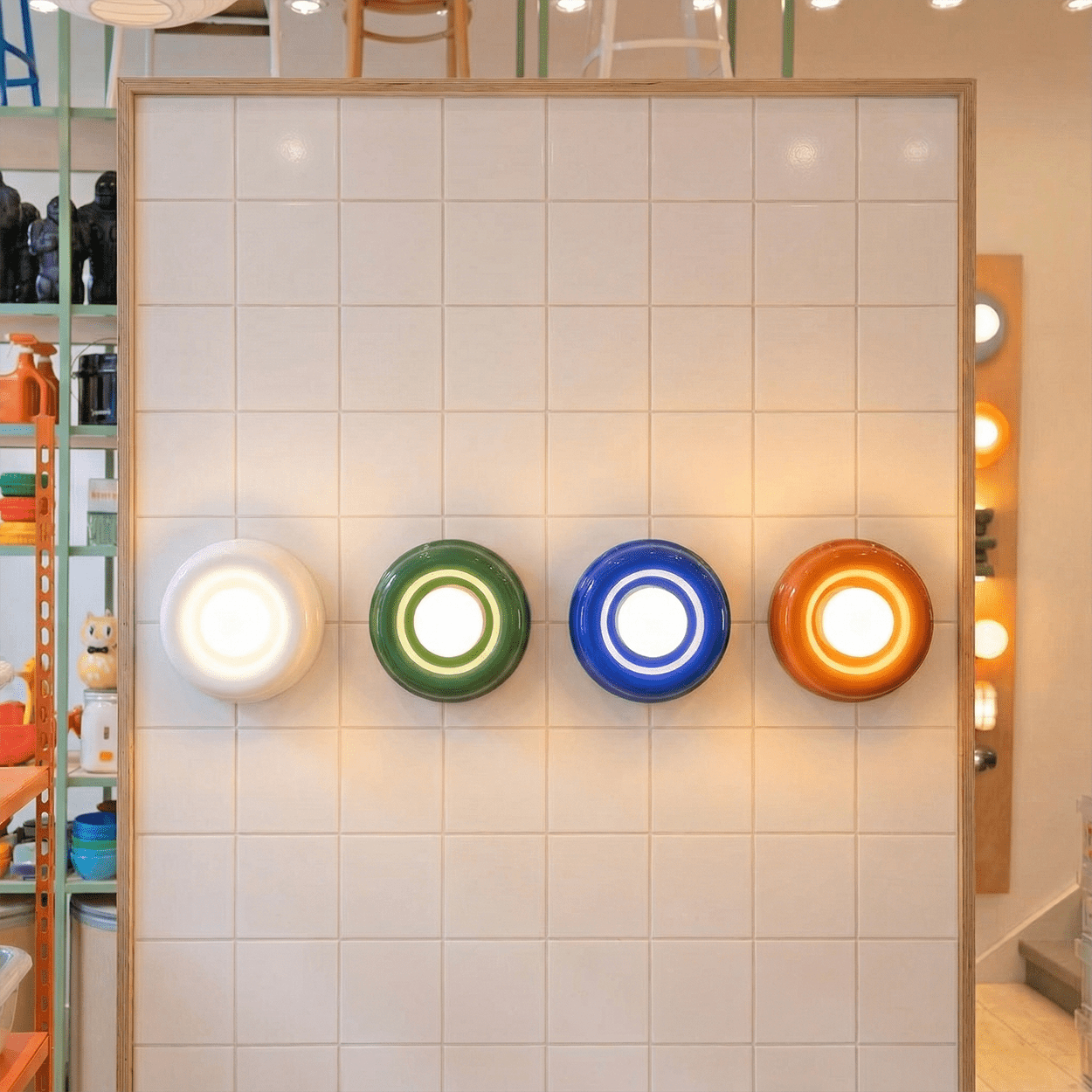 GREY ORBIT GLASS GLOBE WALL CEILING LIGHT - DYKE & DEAN