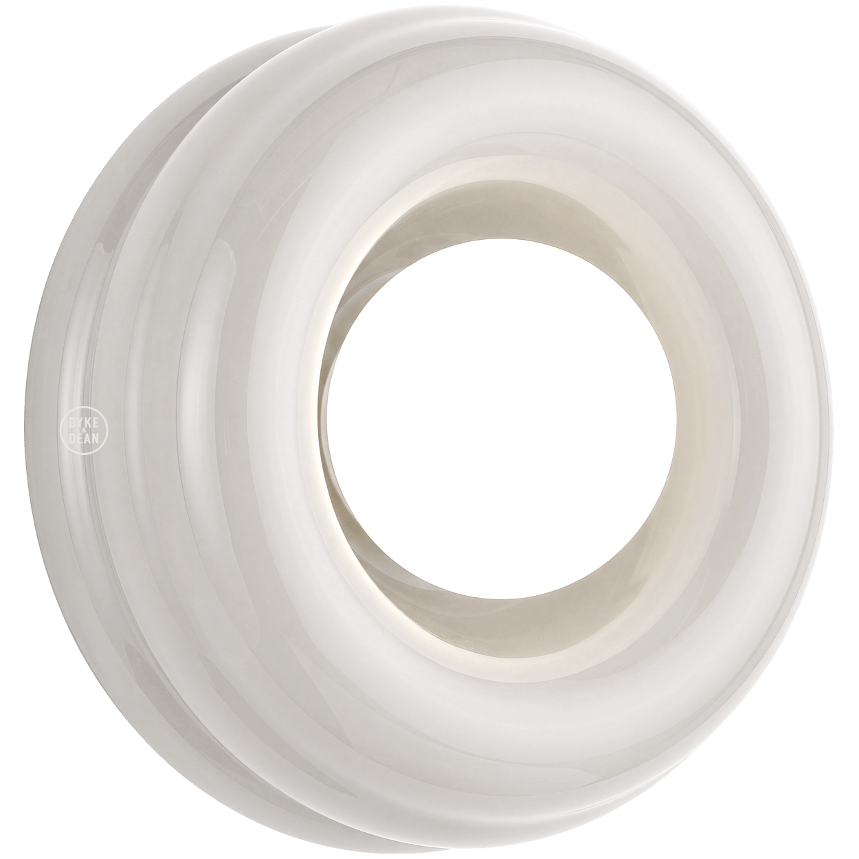 GREY ORBIT GLASS GLOBE WALL CEILING LIGHT - DYKE & DEAN