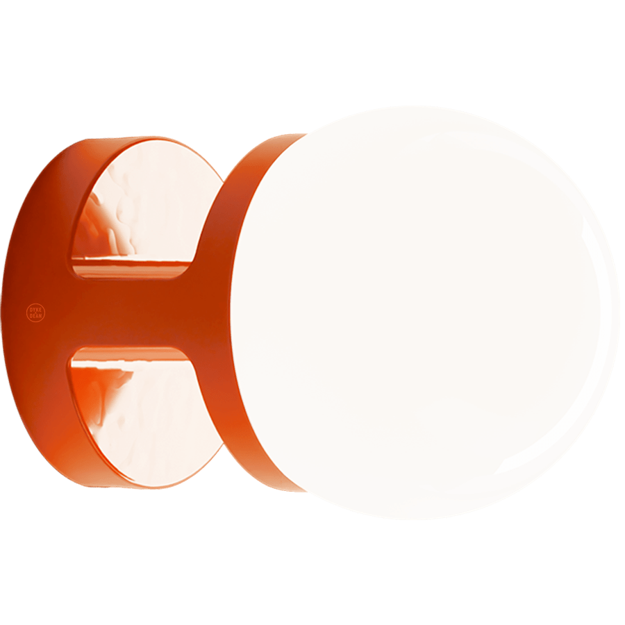 HABEA CERAMIC WALL SCONCE LIGHT OPAL GLASS - DYKE & DEAN