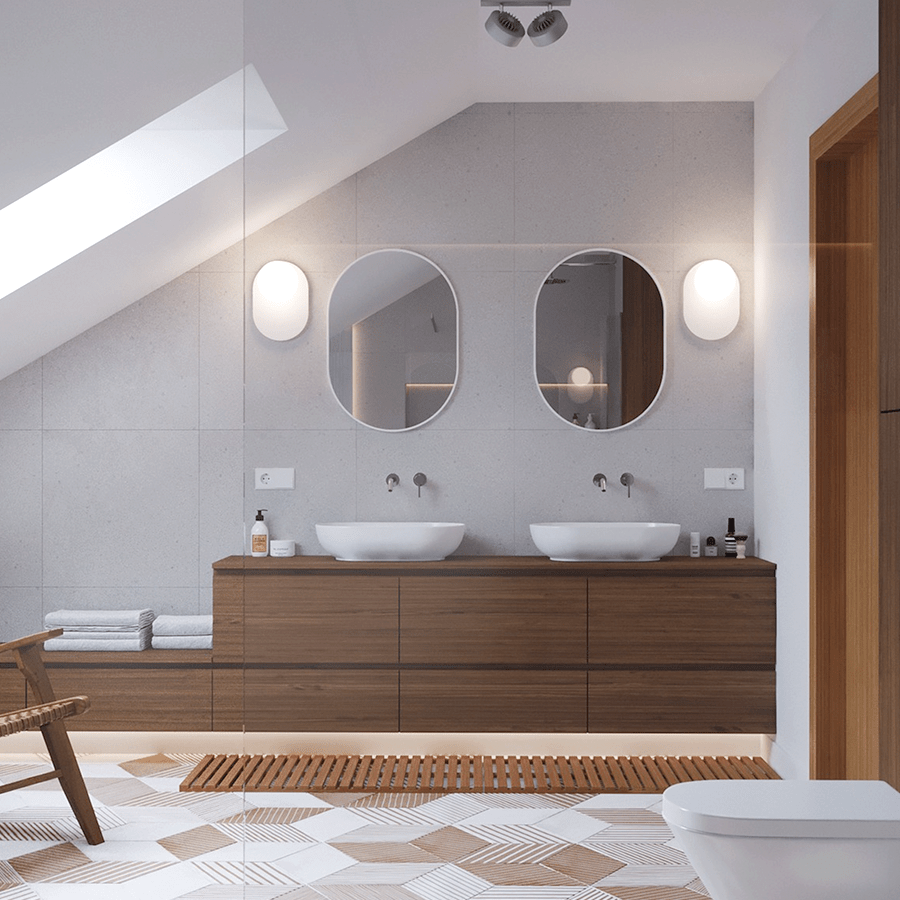 HANEA BLACK WATERPROOF GLOBE WALL LIGHT - DYKE & DEAN