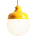 HANGING PENDANT GLOBE LIGHT YELLOW - DYKE & DEAN