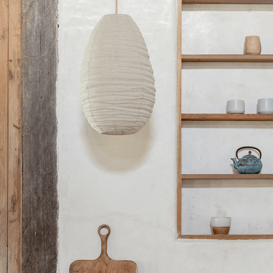 HIVE LINEN LIGHT SHADE - DYKE & DEAN