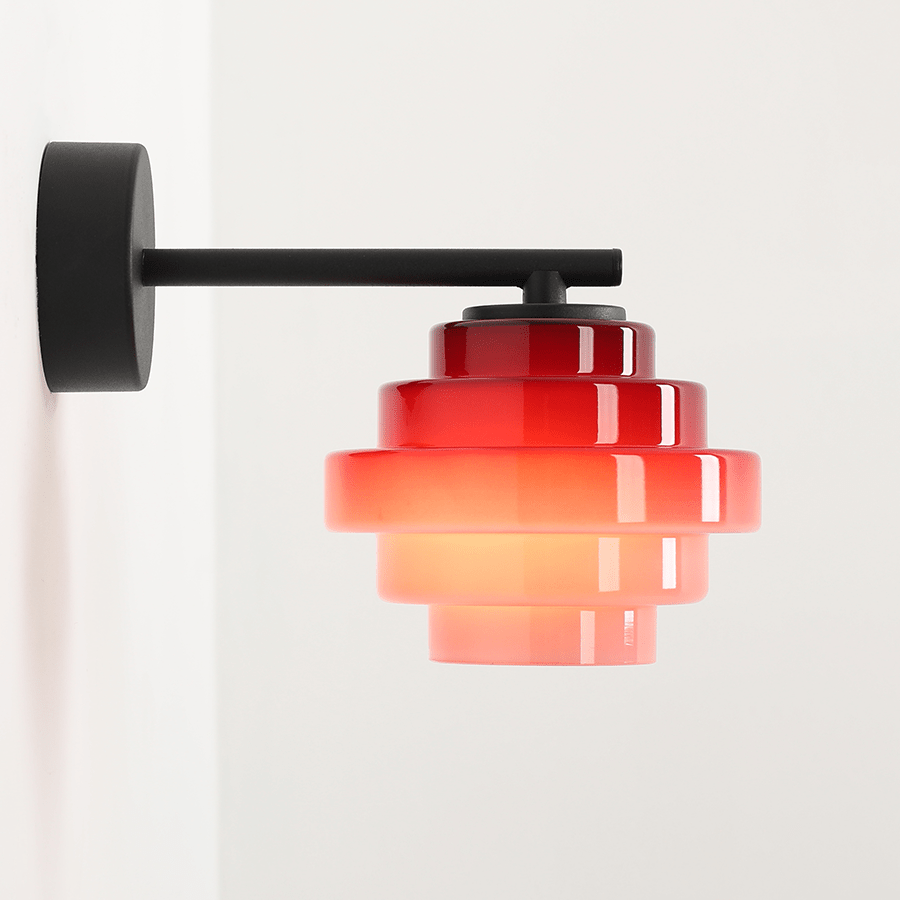 JELLY GLASS WALL LIGHT BERRY - DYKE & DEAN