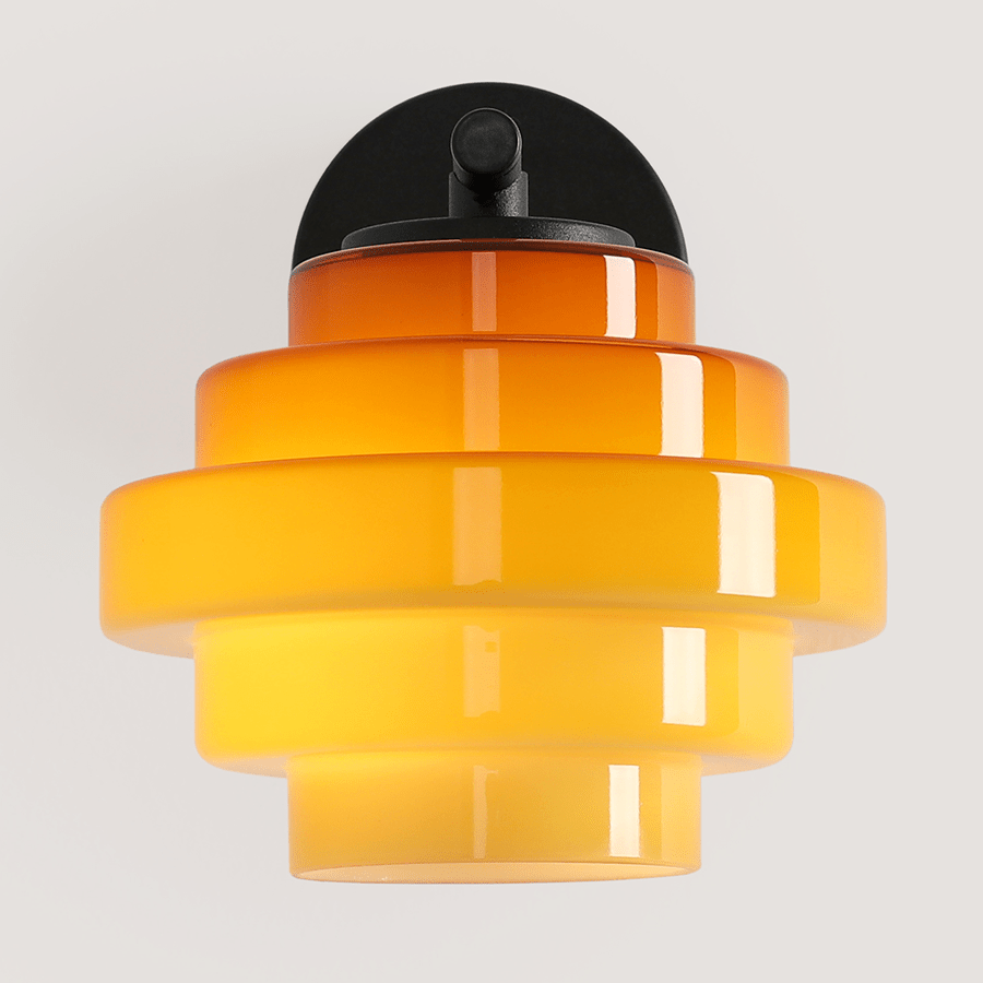 JELLY GLASS WALL LIGHT HONEY - DYKE & DEAN