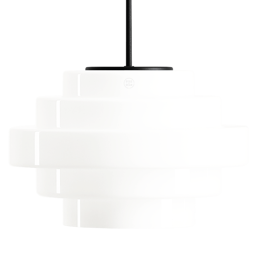 JELLY PENDANT LIGHT WHITE 280 LARGE - DYKE & DEAN