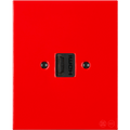 KATY PATY PORCELAIN PLATE HDMI WALL SOCKET RED - DYKE & DEAN