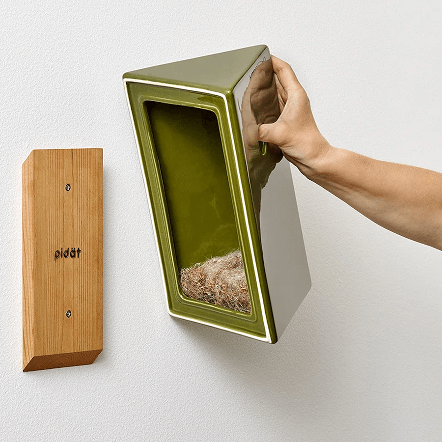 KOTI B PIDAT BIRDHOUSE MOSS GREEN - DYKE & DEAN