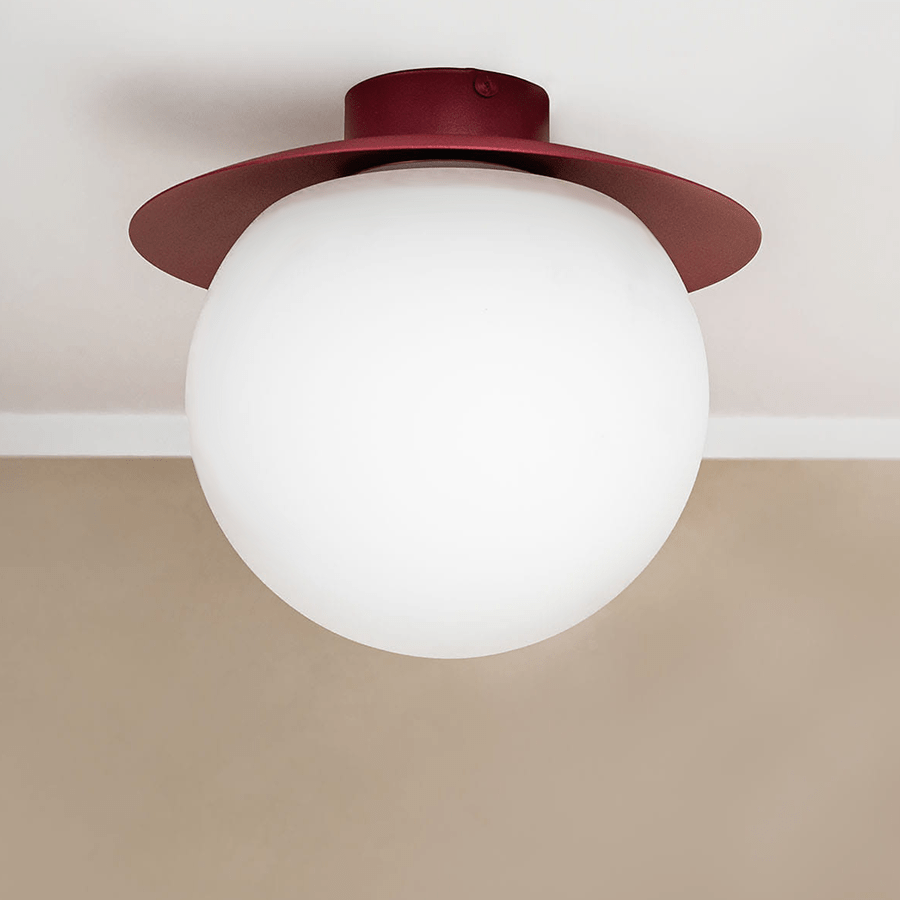 KUUL C WATERPROOF CEILING GLOBE LIGHT BLACK - DYKE & DEAN