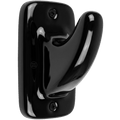 LARGE PORCELAIN WALL HOOK BLACK - DYKE & DEAN