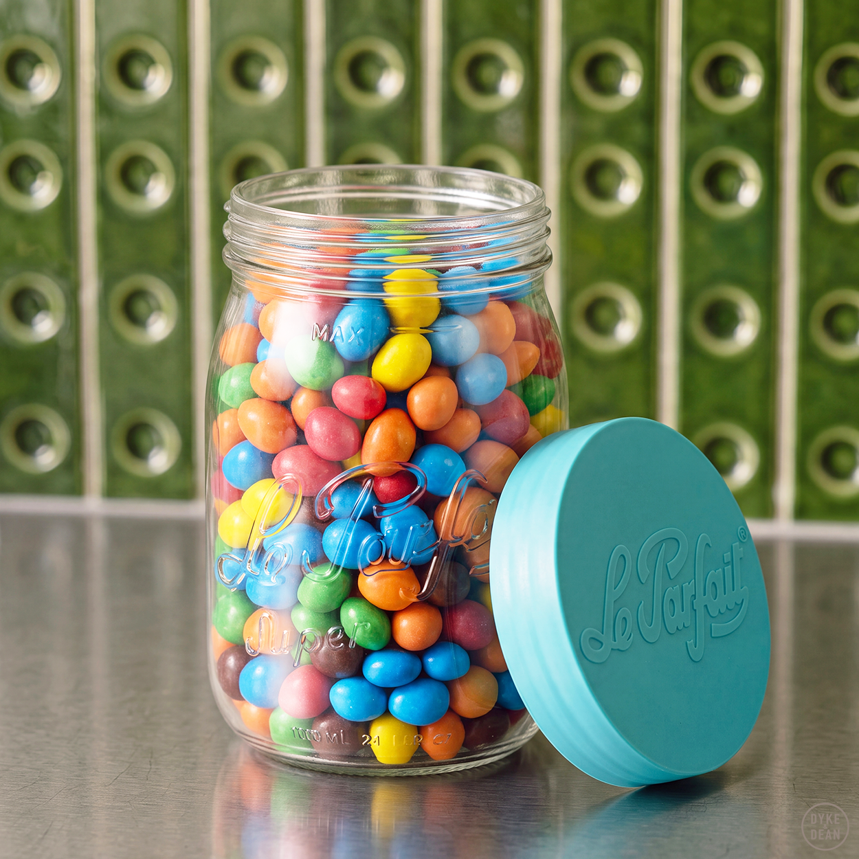 LE PARFAIT GREEN TOP JAR 1.0L - DYKE & DEAN