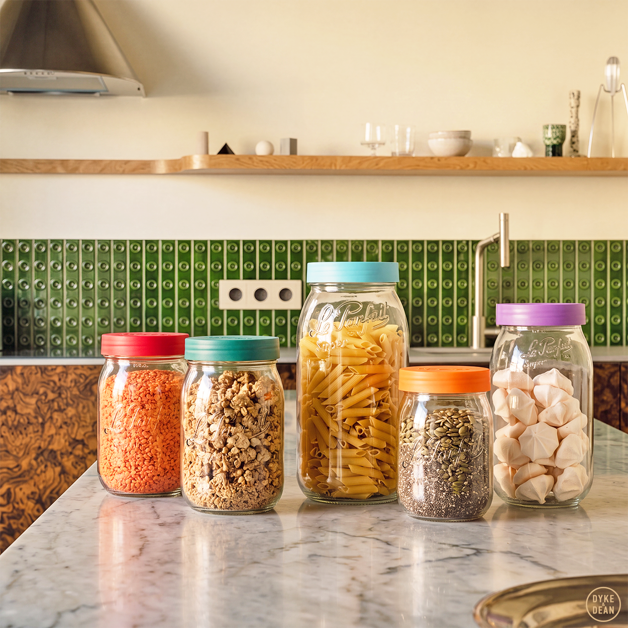 LE PARFAIT ORANGE TOP JAR 1.0L - DYKE & DEAN