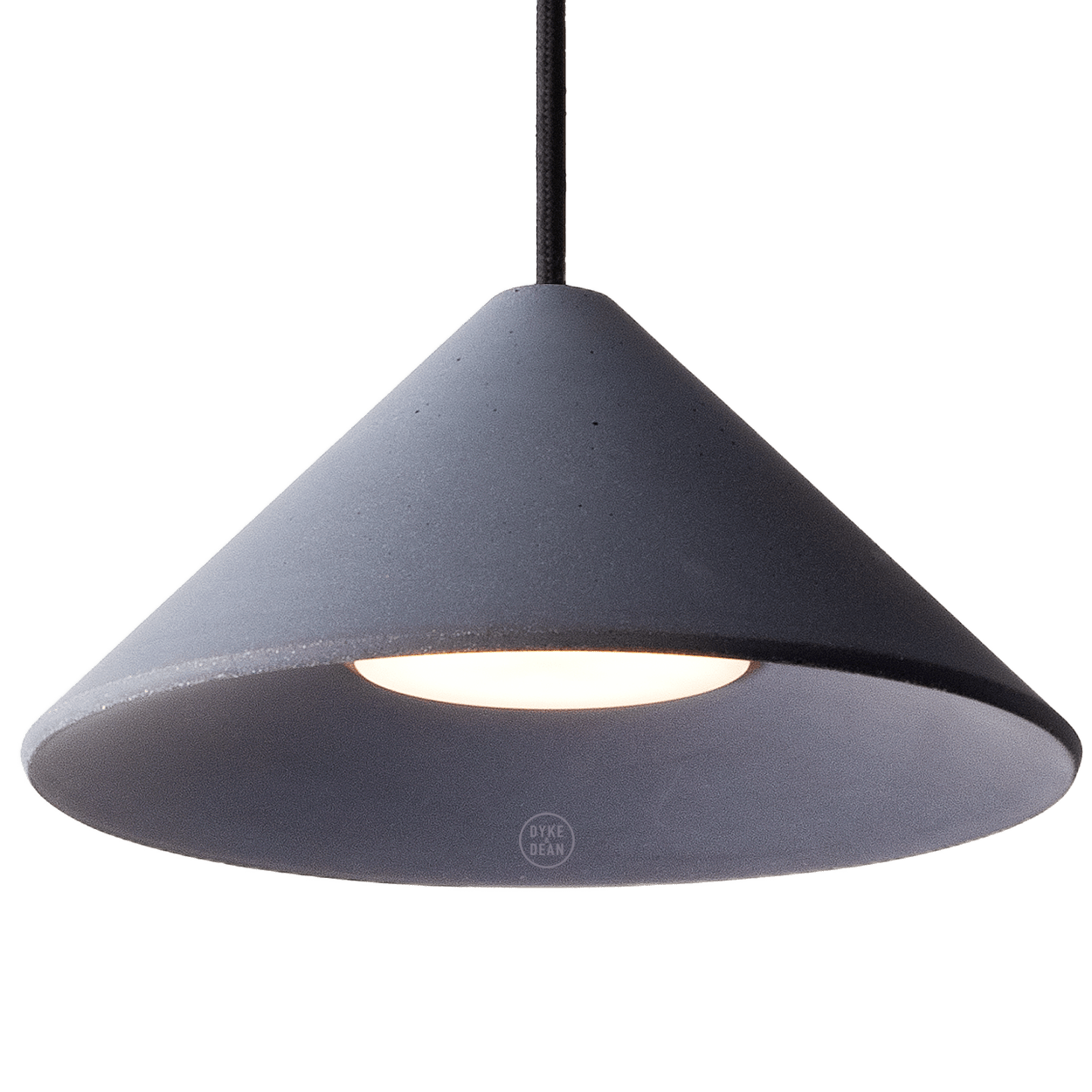 LOLA CONCRETE PENDANT LIGHT SHADE - DYKE & DEAN