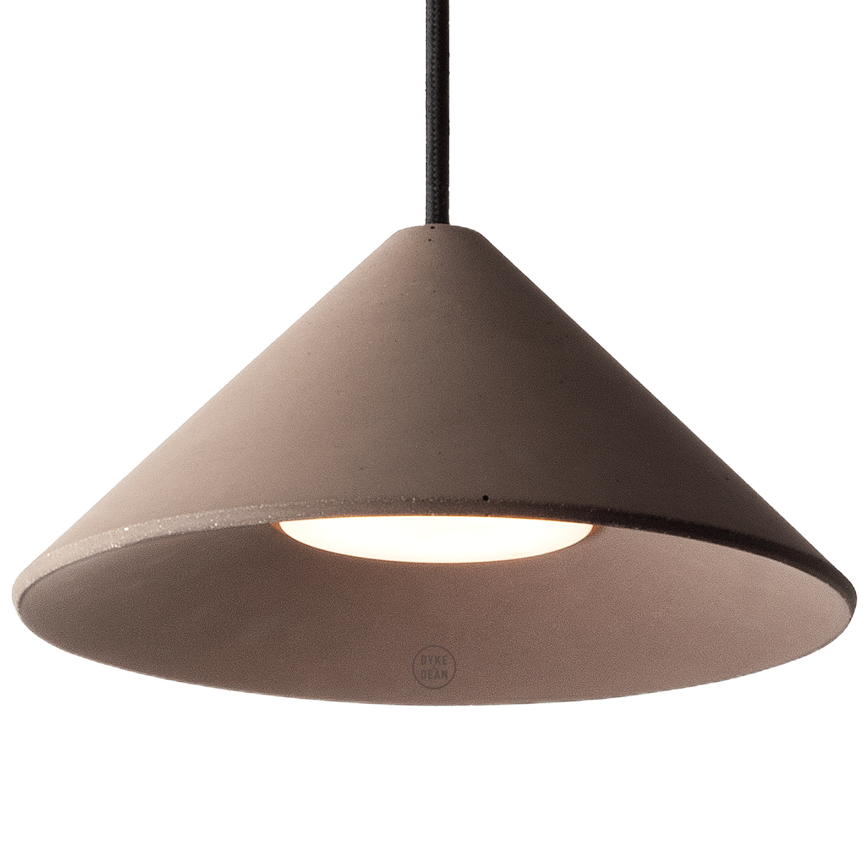 LOLA CONCRETE PENDANT LIGHT SHADE - DYKE & DEAN