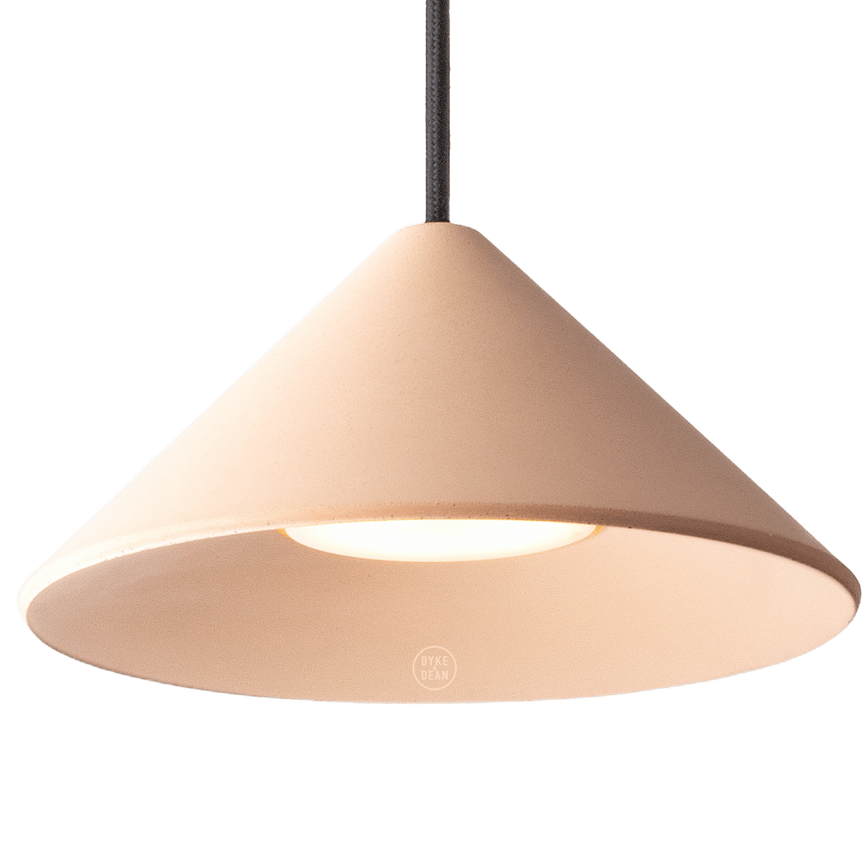 LOLA CONCRETE PENDANT LIGHT SHADE - DYKE & DEAN