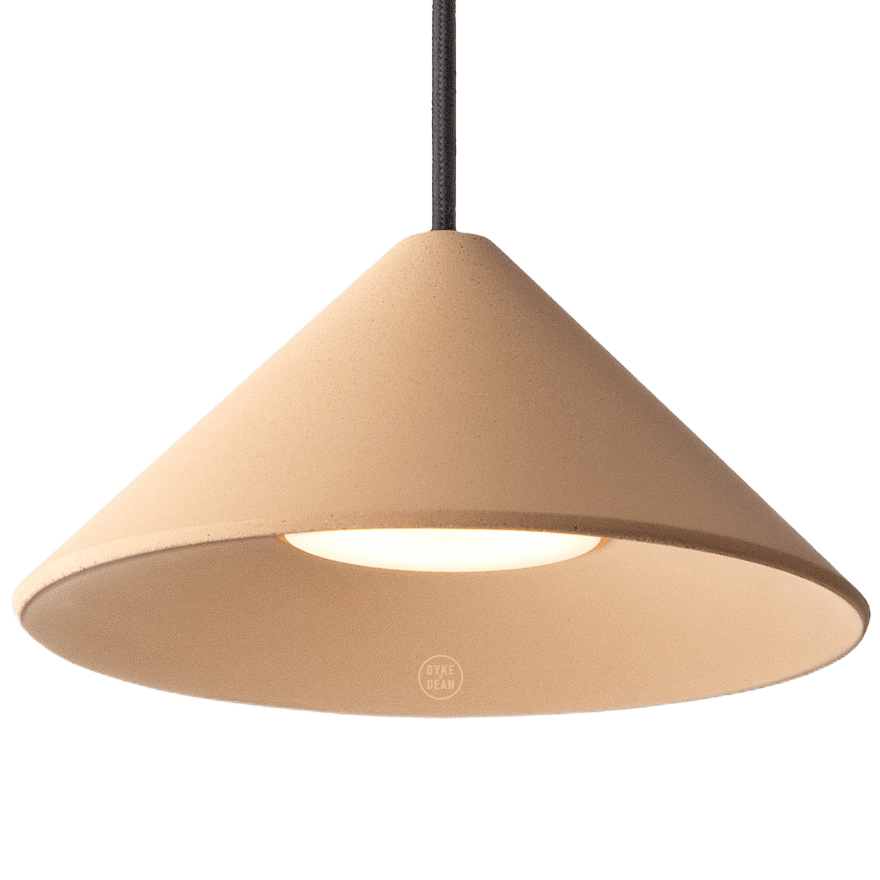 LOLA CONCRETE PENDANT LIGHT SHADE - DYKE & DEAN